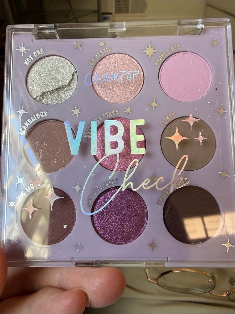 ColourPop Vibe Check Palette — Pink, Purple & Silver Mix